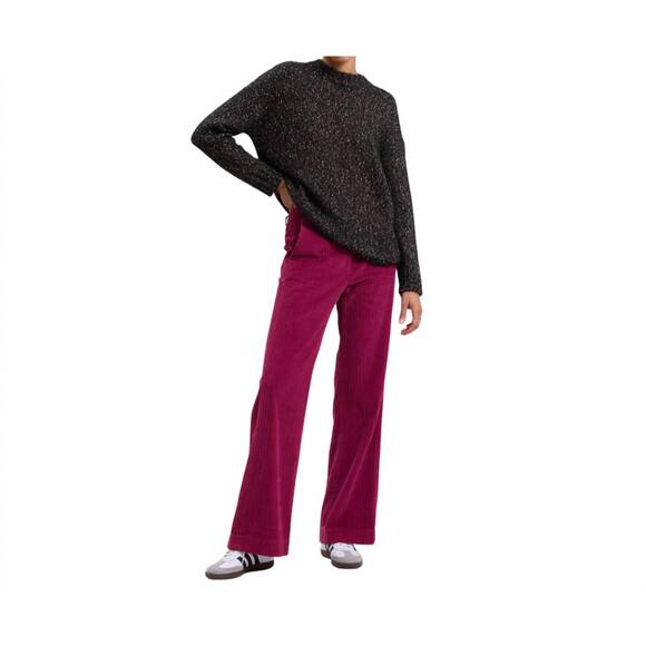 NEW HARTFORD maral pullover sweater in black